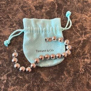 Tiffany & Co. Silver Bead Bracelet Timeless Design